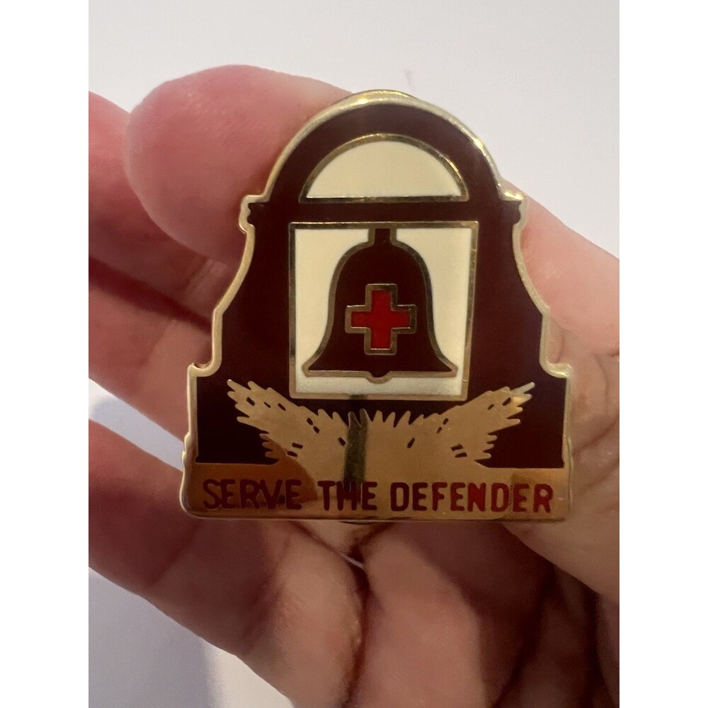 Genuine Us Army Crest 349th General Hospital Serve The Defender Military